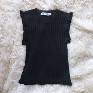 Zara black tank